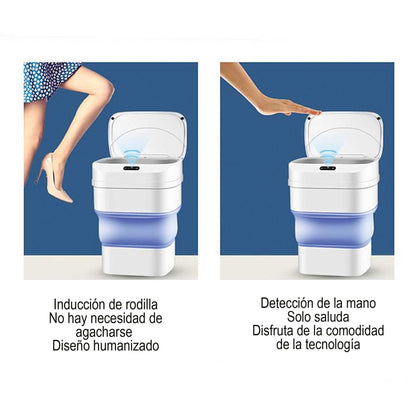 Caneca plegable con apertura automática